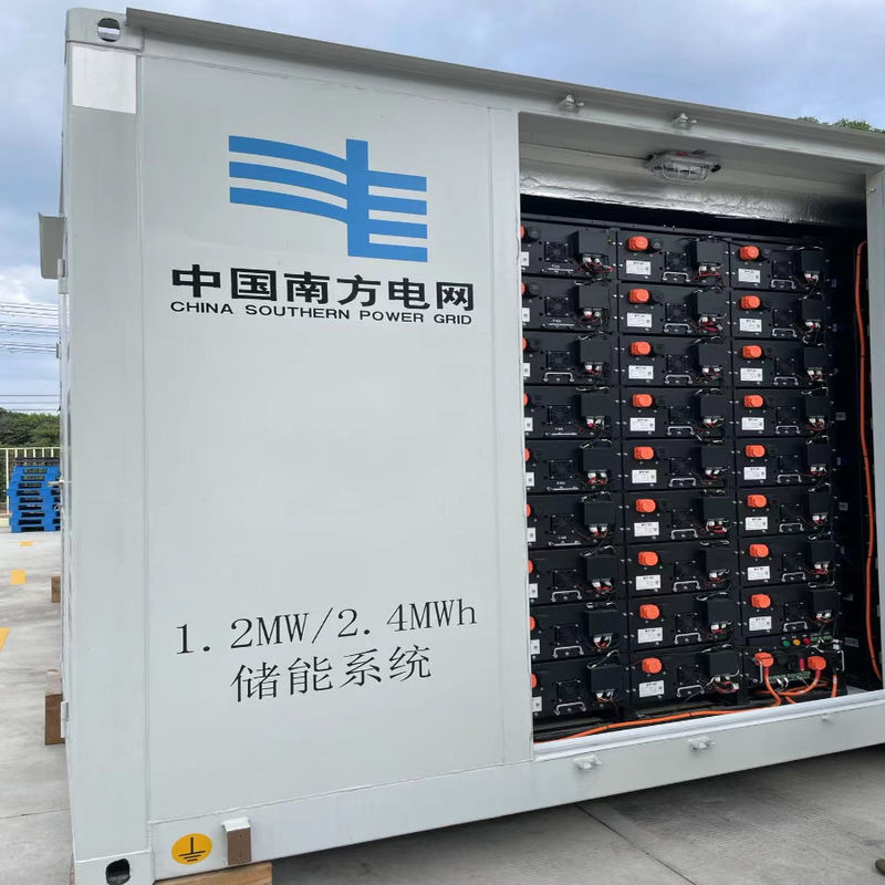 500KW 1mw Lithium-Akku-Speichersystem im Freien Solar Windenergie Hybrid-Inverter Mikrogrid-Kraftwerk für Ind