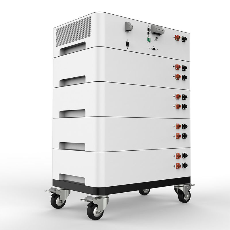 Multiscene 51.2V Batteriespeichersystem, LED-Indikator Lithium-Ionen-Speicherbatterien