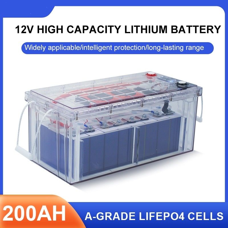 Warm verkaufter 25,6V Wiederaufladbarer Akku für RV-Golfwagen Akku LiFePO4 Akku 12V 24V 100Ah 200Ah Lithium Phosphat Batt