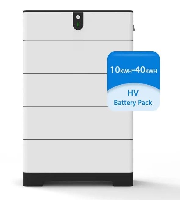 EU-Hochspannungstapelbare Solarstromspeicherbatterie 10kWh 15kWh 20kWh LiFePO4-Batterie für hybride Off-Grid Solarenergie