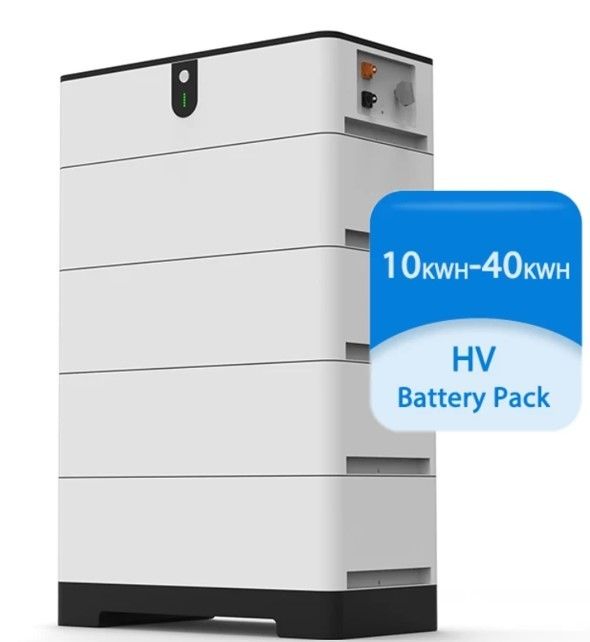 EU-Hochspannungstapelbare Solarstromspeicherbatterie 10kWh 15kWh 20kWh LiFePO4-Batterie für hybride Off-Grid Solarenergie