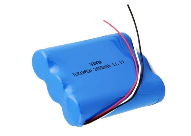 11.1V/12V 2600mAh 18650 Lithiumbatteriepack IEC62133 Vakuumroboterbatterie für medizinische Geräte
