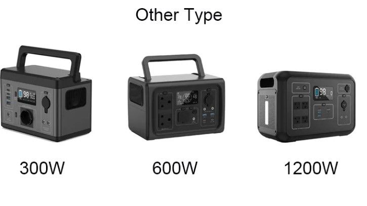 Hersteller 300w 600w 1200w 2200w Lifepo4 Lithiumbatterie Außenenergiesystem Solargenerator Portables Kraftwerk