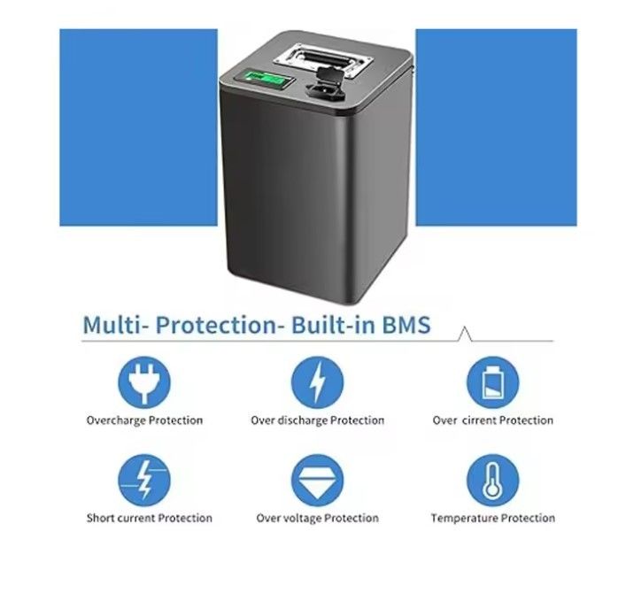72 Volt Lifepo4 Batteriepack 72v 20ah 30ah 40ah 50ah 60ah Lithium-Ionen-Batterie für Elektrofahrräder