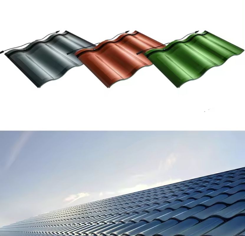 25W 28W 32W Dreiböckige Solarfliesendach für Heimstrom Solarpaneel Dachfliesen