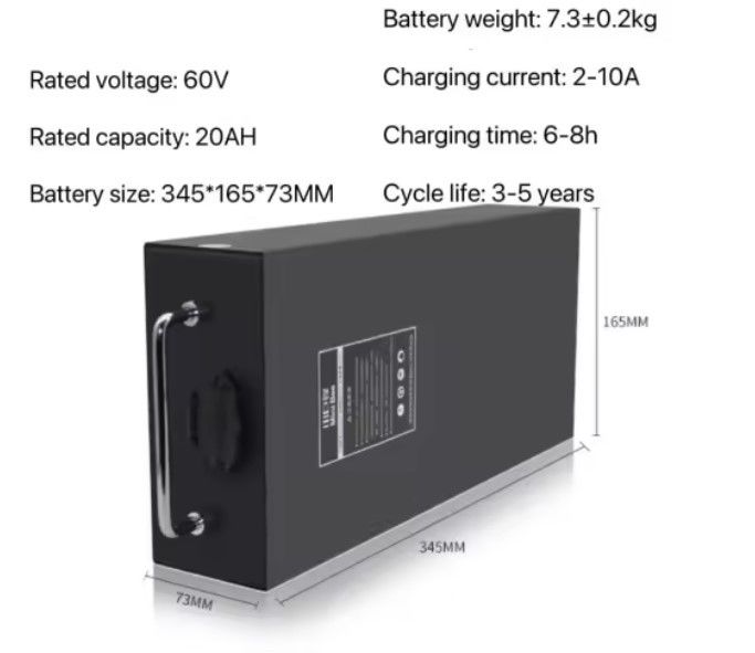60v 20ah 30ah 35ah 40ah 50ah Motorrad Lithium-Ionen-Batterien für Elektroroller