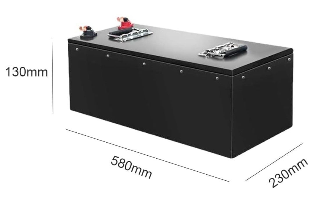 48V 100Ah LiFePO4 Lithium Batterie 3000+ Tiefzyklus mit BMS Backup Power für E Dreirad Elektroauto