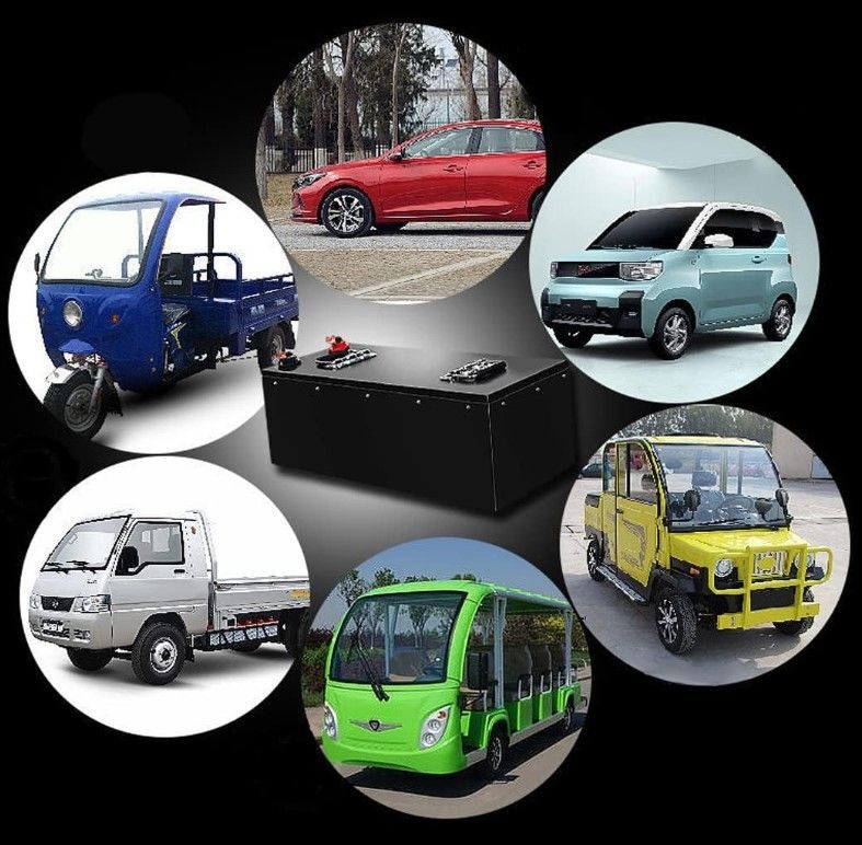 48V 100Ah LiFePO4 Lithium Batterie 3000+ Tiefzyklus mit BMS Backup Power für E Dreirad Elektroauto