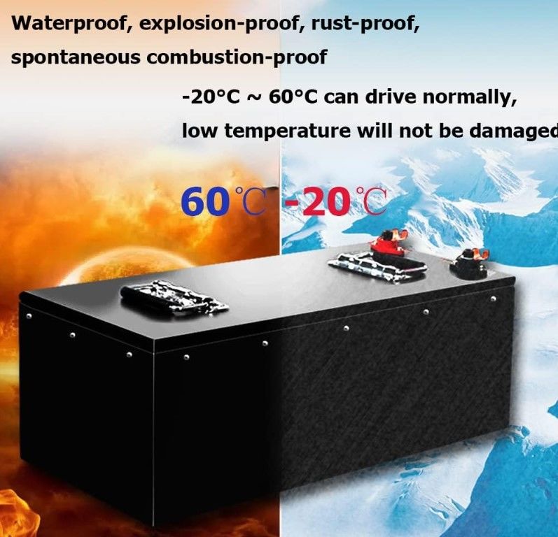 48V 100Ah LiFePO4 Lithium Batterie 3000+ Tiefzyklus mit BMS Backup Power für E Dreirad Elektroauto