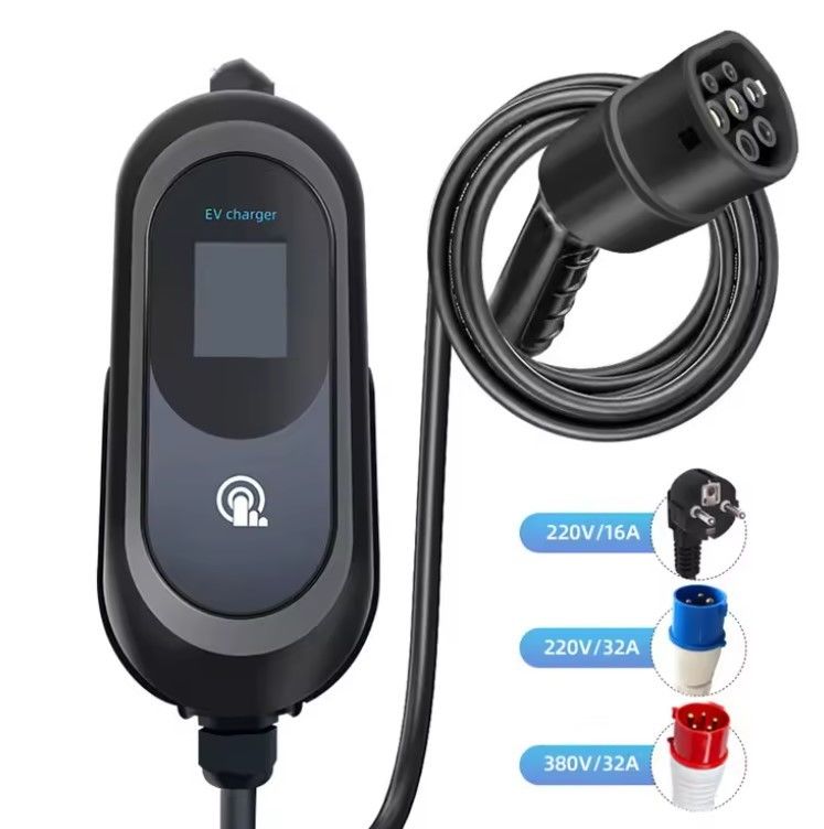 Smart Fast Weatherproof Outdoor Portable EV Car AC Ladehaufen mit Batterie Wandgebundene Ladestationen Freier Stand