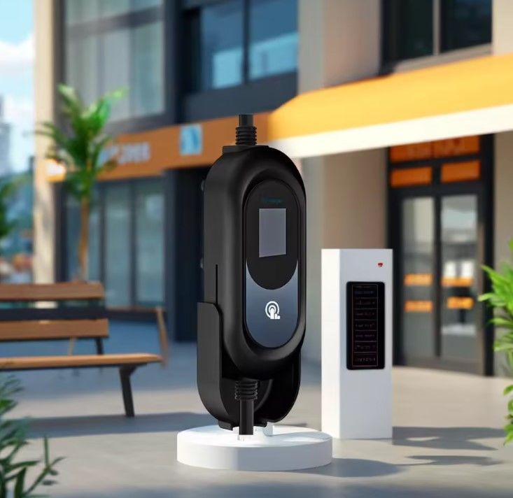 Smart Fast Weatherproof Outdoor Portable EV Car AC Ladehaufen mit Batterie Wandgebundene Ladestationen Freier Stand